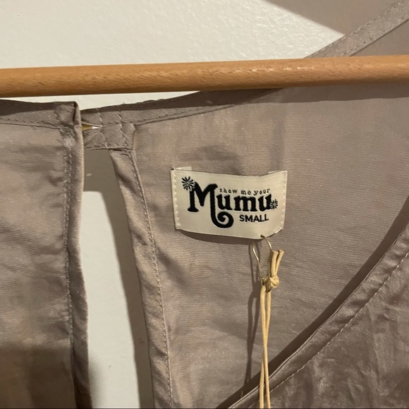 NWT Show Me Your MuMu Silver Shoulder Boo Tunic S - Picture 6 of 9